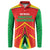 Custom Guyana Cricket Amazon Warriors Button Sweatshirt Green Red Gold Glory - Wonder Print Shop