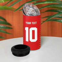 Custom Guyana Cricket Amazon Warriors 4 in 1 Can Cooler Tumbler Green Red Gold Glory - Wonder Print Shop