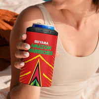 Custom Guyana Cricket Amazon Warriors 4 in 1 Can Cooler Tumbler Green Red Gold Glory - Wonder Print Shop