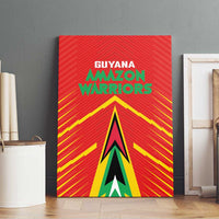 Guyana Cricket Amazon Warriors Canvas Wall Art Green Red Gold Glory - Wonder Print Shop