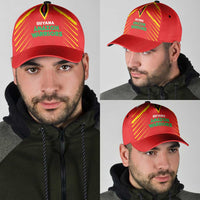 Guyana Cricket Amazon Warriors Classic Cap Green Red Gold Glory - Wonder Print Shop