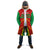 Custom Guyana Cricket Amazon Warriors Cloak Green Red Gold Glory - Wonder Print Shop