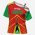 Custom Guyana Cricket Amazon Warriors Cross Shoulder Shirt Green Red Gold Glory - Wonder Print Shop