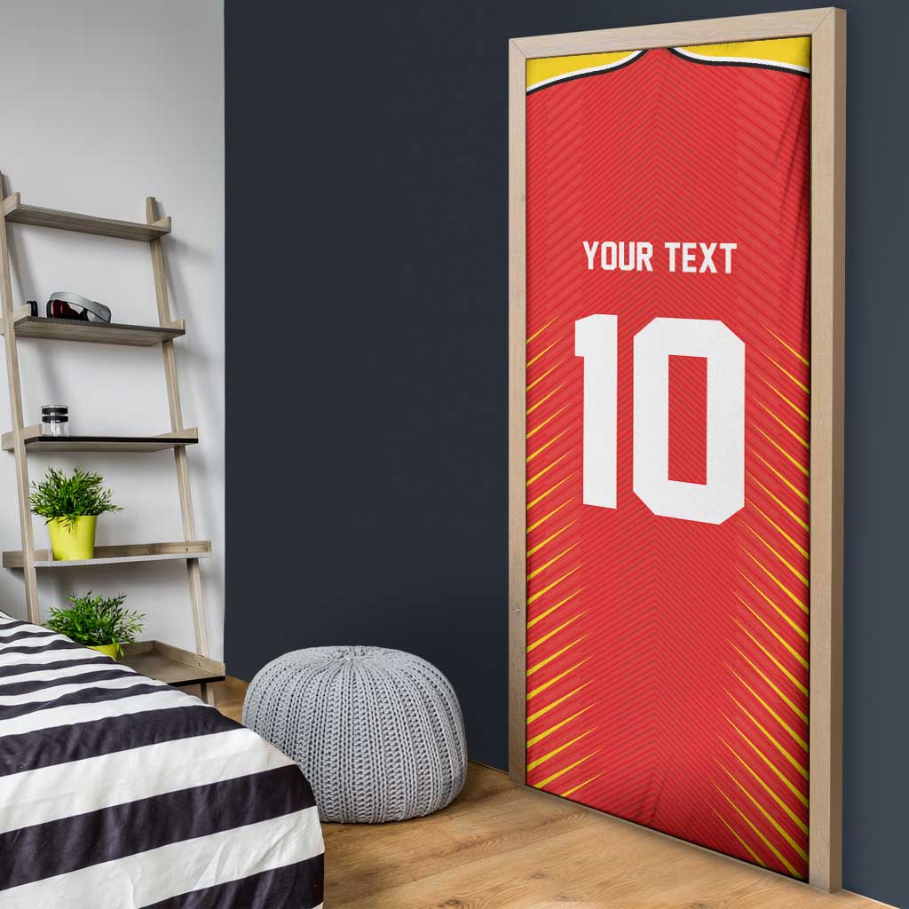 Guyana Cricket Amazon Warriors Door Cover Green Red Gold Glory - Wonder Print Shop