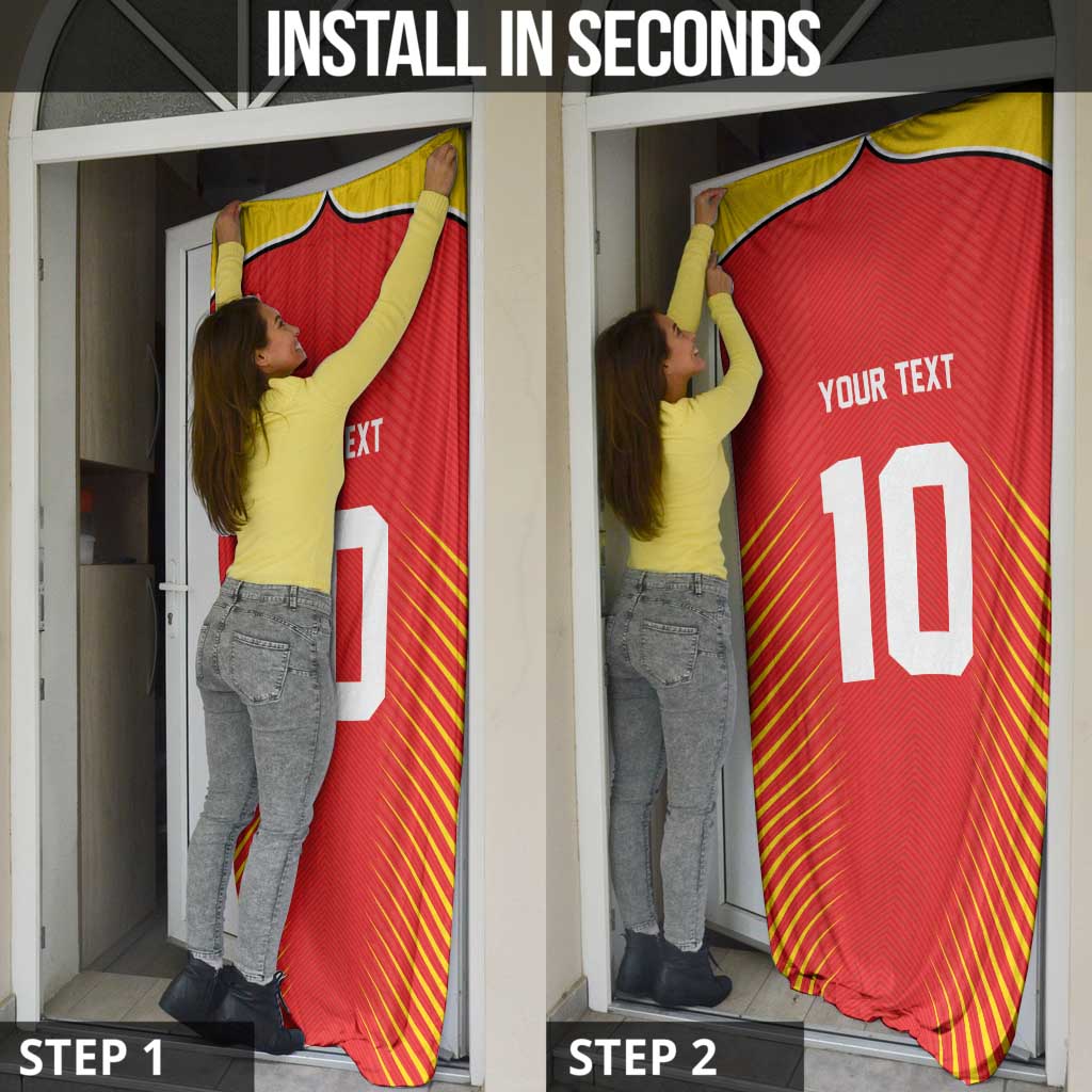 Guyana Cricket Amazon Warriors Door Cover Green Red Gold Glory - Wonder Print Shop