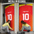 Guyana Cricket Amazon Warriors Door Cover Green Red Gold Glory - Wonder Print Shop