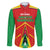 Custom Guyana Cricket Amazon Warriors Family Matching Mermaid Dress and Hawaiian Shirt Green Red Gold Glory - Wonder Print Shop
