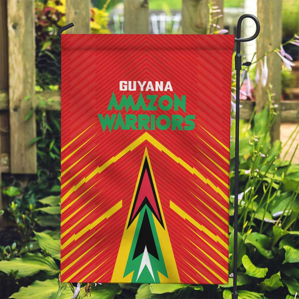 Guyana Cricket Amazon Warriors Garden Flag Green Red Gold Glory - Wonder Print Shop