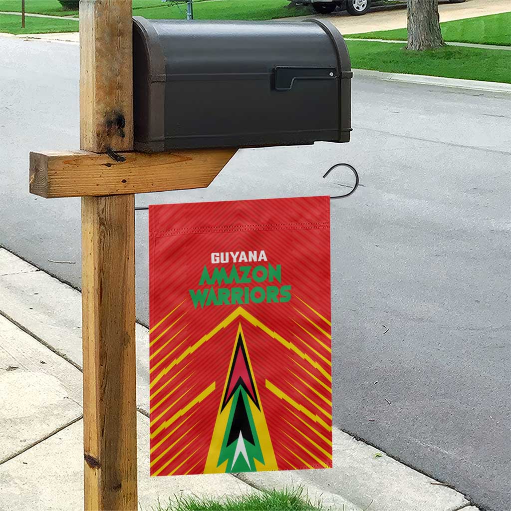 Guyana Cricket Amazon Warriors Garden Flag Green Red Gold Glory - Wonder Print Shop