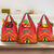 Guyana Cricket Amazon Warriors Grocery Bag Green Red Gold Glory - Wonder Print Shop
