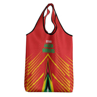 Guyana Cricket Amazon Warriors Grocery Bag Green Red Gold Glory - Wonder Print Shop