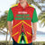 Custom Guyana Cricket Amazon Warriors Hawaiian Shirt Green Red Gold Glory - Wonder Print Shop