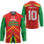Custom Guyana Cricket Amazon Warriors Hockey Jersey Green Red Gold Glory - Wonder Print Shop
