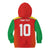 Custom Guyana Cricket Amazon Warriors Kid Hoodie Green Red Gold Glory - Wonder Print Shop