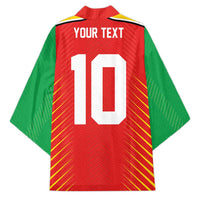 Custom Guyana Cricket Amazon Warriors Kimono Green Red Gold Glory - Wonder Print Shop