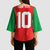 Custom Guyana Cricket Amazon Warriors Kimono Sleeve Blouse Green Red Gold Glory - Wonder Print Shop