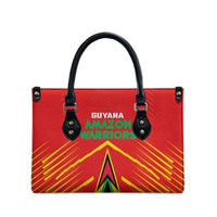 Guyana Cricket Amazon Warriors Leather Bag Green Red Gold Glory - Wonder Print Shop