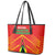 Guyana Cricket Amazon Warriors Leather Tote Bag Green Red Gold Glory - Wonder Print Shop
