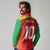 Custom Guyana Cricket Amazon Warriors Long Sleeve Polo Shirt Green Red Gold Glory - Wonder Print Shop