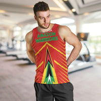 Custom Guyana Cricket Amazon Warriors Men Tank Top Green Red Gold Glory - Wonder Print Shop