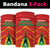 Guyana Cricket Amazon Warriors Neck Gaiter Green Red Gold Glory - Wonder Print Shop