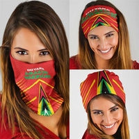 Guyana Cricket Amazon Warriors Neck Gaiter Green Red Gold Glory - Wonder Print Shop