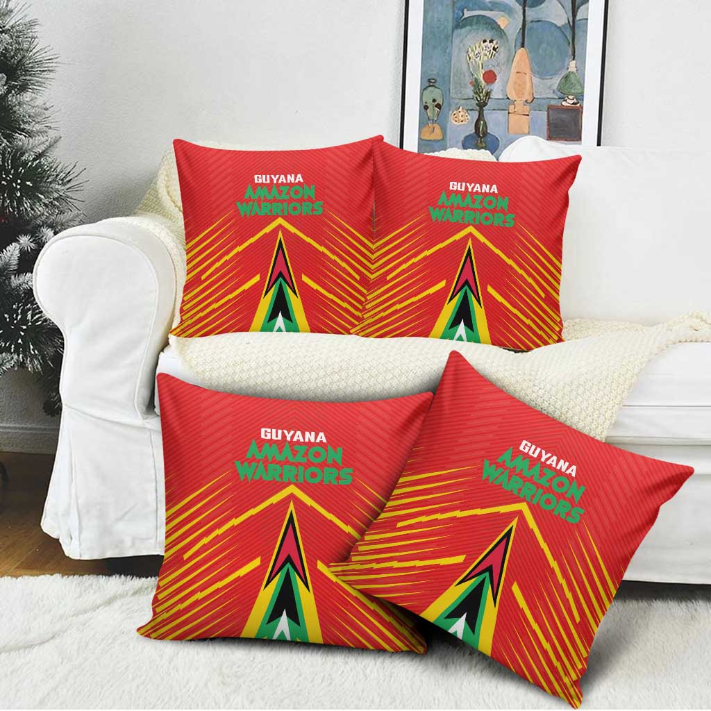 Guyana Cricket Amazon Warriors Pillow Cover Green Red Gold Glory - Wonder Print Shop