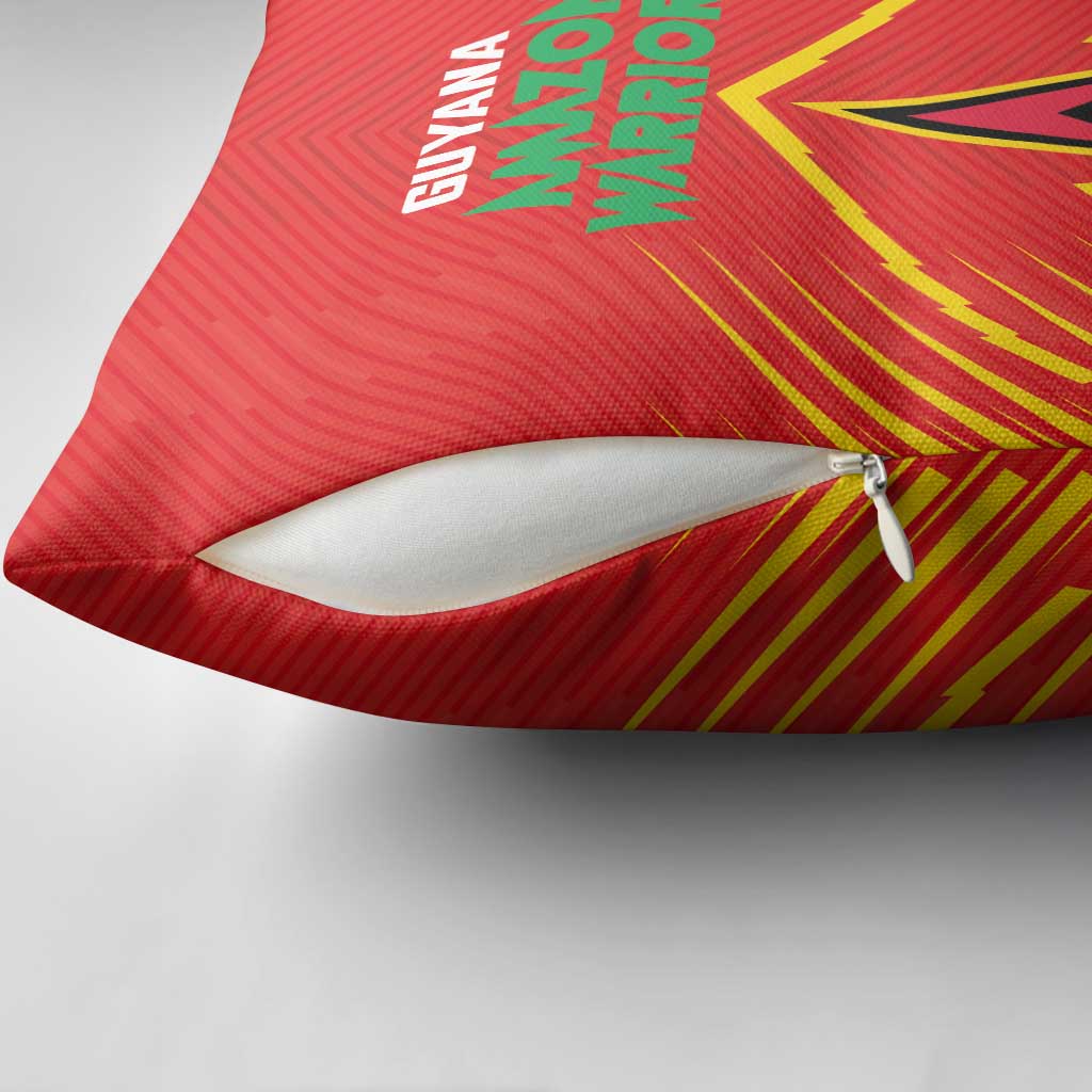 Guyana Cricket Amazon Warriors Pillow Cover Green Red Gold Glory - Wonder Print Shop
