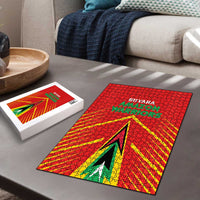 Guyana Cricket Amazon Warriors Puzzle Green Red Gold Glory - Wonder Print Shop