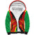 Custom Guyana Cricket Amazon Warriors Sherpa Hoodie Green Red Gold Glory - Wonder Print Shop