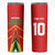 Custom Guyana Cricket Amazon Warriors Skinny Tumbler Green Red Gold Glory - Wonder Print Shop