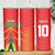 Custom Guyana Cricket Amazon Warriors Skinny Tumbler Green Red Gold Glory - Wonder Print Shop