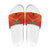 Guyana Cricket Amazon Warriors Slide Sandals Green Red Gold Glory - Wonder Print Shop