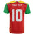Custom Guyana Cricket Amazon Warriors T Shirt Green Red Gold Glory - Wonder Print Shop
