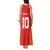 Custom Guyana Cricket Amazon Warriors Tank Maxi Dress Green Red Gold Glory - Wonder Print Shop