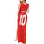 Custom Guyana Cricket Amazon Warriors Tank Maxi Dress Green Red Gold Glory - Wonder Print Shop
