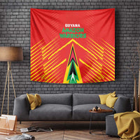 Guyana Cricket Amazon Warriors Tapestry Green Red Gold Glory - Wonder Print Shop