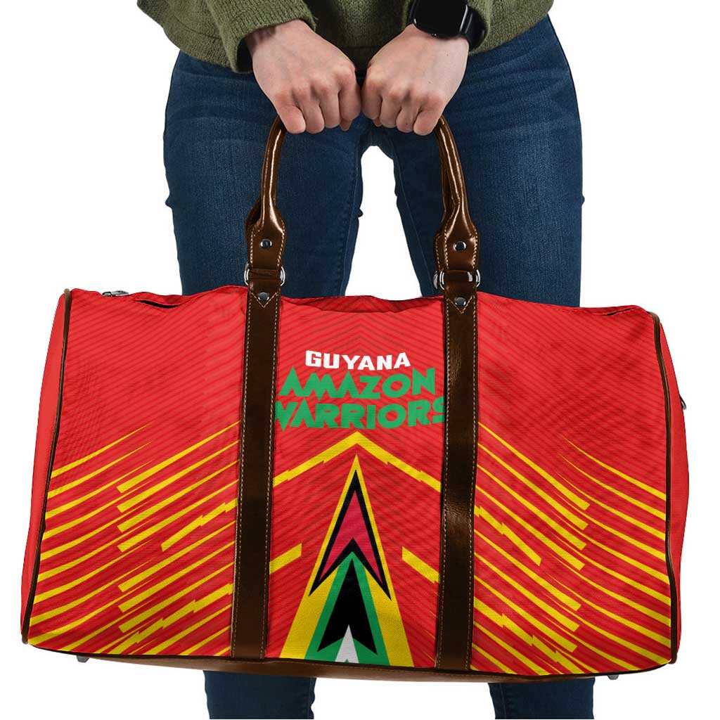 Guyana Cricket Amazon Warriors Travel Bag Green Red Gold Glory - Wonder Print Shop