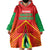 Custom Guyana Cricket Amazon Warriors Wearable Blanket Hoodie Green Red Gold Glory - Wonder Print Shop