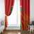 Guyana Cricket Amazon Warriors Window Curtain Green Red Gold Glory - Wonder Print Shop