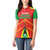 Custom Guyana Cricket Amazon Warriors Women Polo Shirt Green Red Gold Glory - Wonder Print Shop