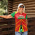 Custom Guyana Cricket Amazon Warriors Women Polo Shirt Green Red Gold Glory - Wonder Print Shop