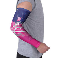 Barbados Cricket Royals Arm Sleeves Sporty Style with Trident Symbol - Wonder Print Shop
