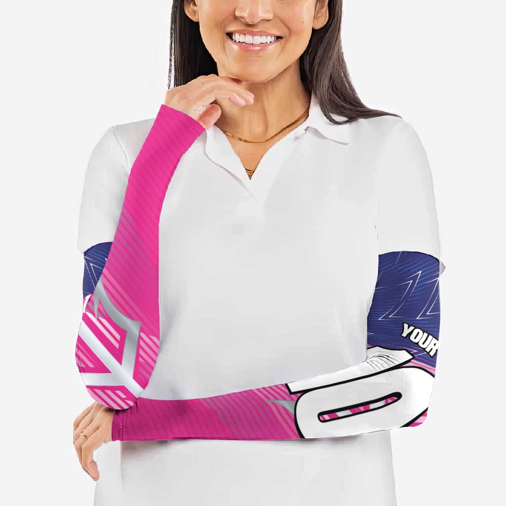 Barbados Cricket Royals Arm Sleeves Sporty Style with Trident Symbol - Wonder Print Shop