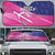 Barbados Cricket Royals Auto Sun Shade Sporty Style with Trident Symbol - Wonder Print Shop
