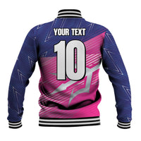 Custom Barbados Cricket Royals Baseball Jacket Sporty Style with Trident Symbol - Wonder Print Shop