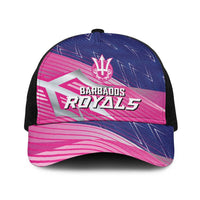 Barbados Cricket Royals Baseball Net Cap Sporty Style with Trident Symbol - Wonder Print Shop