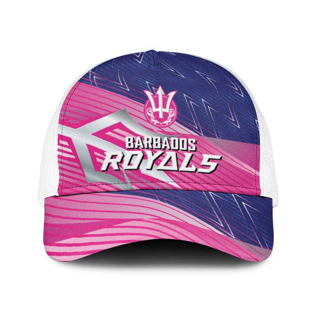 Barbados Cricket Royals Baseball Net Cap Sporty Style with Trident Symbol - Wonder Print Shop