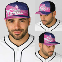 Barbados Cricket Royals Baseball Net Cap Sporty Style with Trident Symbol - Wonder Print Shop