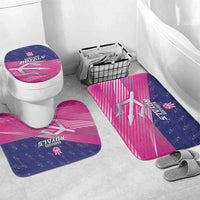 Barbados Cricket Royals Bathroom Set Sporty Style with Trident Symbol - Wonder Print Shop